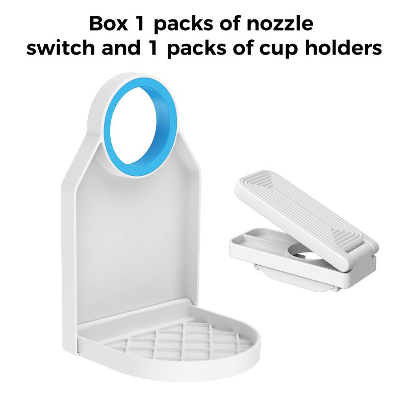 KERZEAT Laundry Detergent Dispenser Cup Holder & Nozzle Force-Saving Switch, Drip Catcher, Soap Dispenser, Room Organization and Storage - Image 5